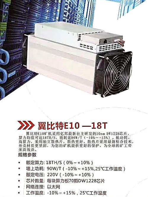 Ebit E10 miner 18Th/s.