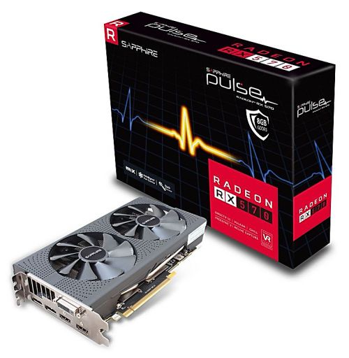 Tarjeta de video SAPPHIRE PULSE Radeon™ RX 570 8GD5 para minar.