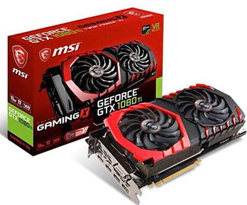 Видеокарта MSI GeForce GTX 1080 Ti GAMING X 11Gb для майнинга.