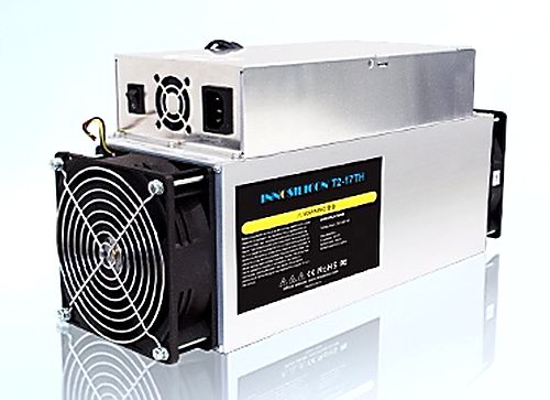 Innosilicon T2 Terminator, 17,2Th/s, 1570W, SHA256 (BTC miner).