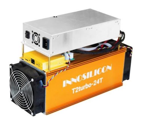 Innosilicon T2 Turbo (T2T), 24Th/s, 1980W, SHA-256 (BTC miner).