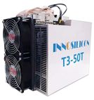 Innosilicon T3-50T, 50Th/s, 3100W (SHA-256, BTC).