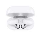 Наушники AirPods с зарядным футляром.