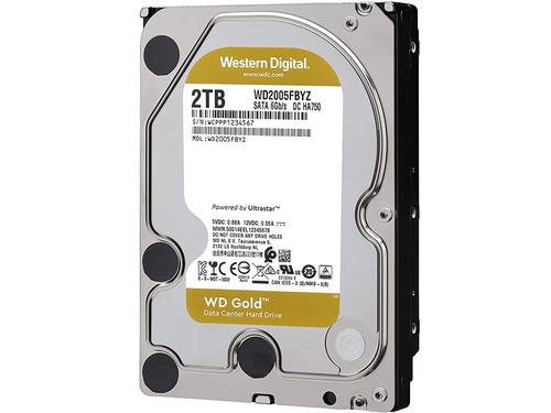 2T, WD Gold Enterprise Class SATA Hard Drive.