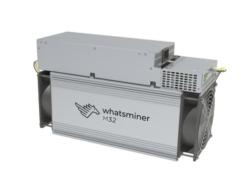 Whatsminer M32, 66Th/s, 3312W (SHA-256, BTC).