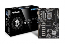 ASRock H110 Pro BTC+ motherboard.