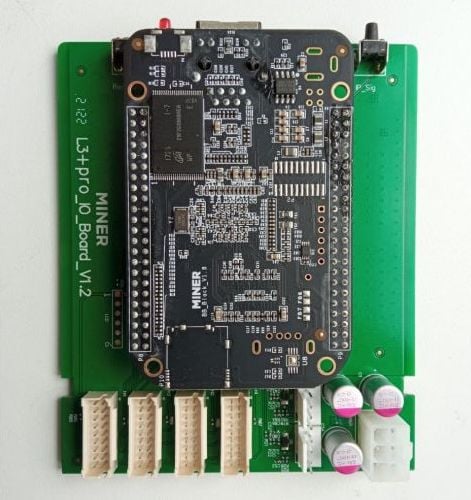 Control board for Antminer L3+/ L3++ miner.