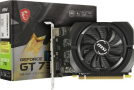 Tarjeta de video MSI GeForce GT 730, 4GB, (DDR3, 64 bits).