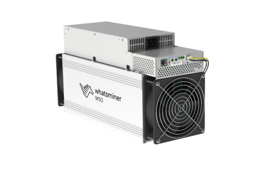 Whatsminer M50, 112Th/s, 3248W (SHA-256, BTC).