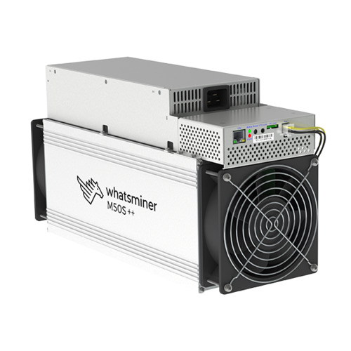 Whatsminer M50S++, 140Th/s, 3080W (SHA-256, BTC).