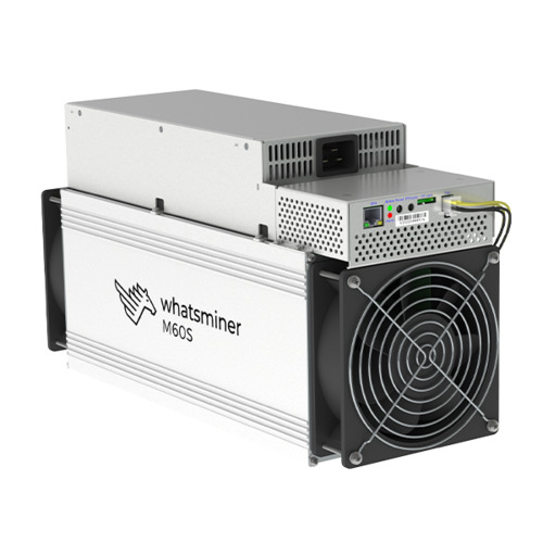 Whatsminer M60S, 170Th/s, 3145W (SHA-256), BTC miner.